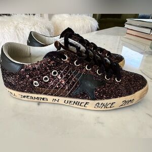 Golden Goose Glitter Sneakers
